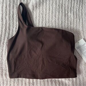 lululemon ribbed asymmetrical tank